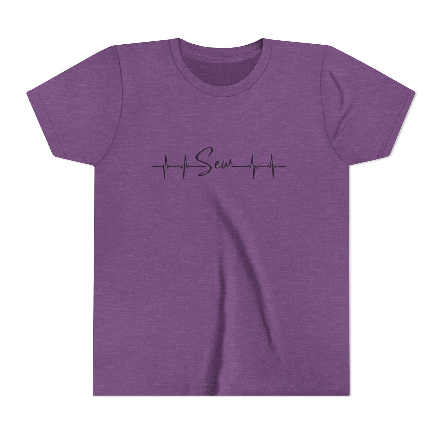 Kids-Sewing Heartbeat Short Sleeve Tee