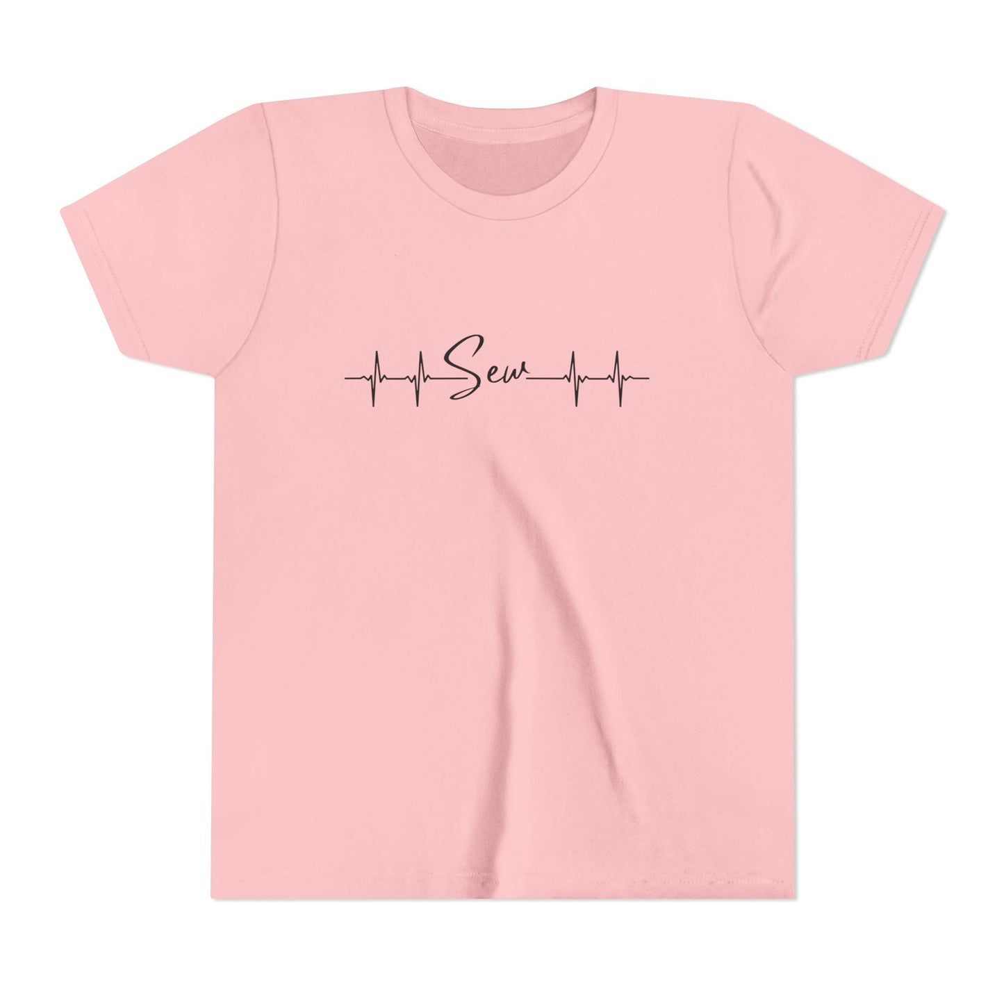 Kids-Sewing Heartbeat Short Sleeve Tee