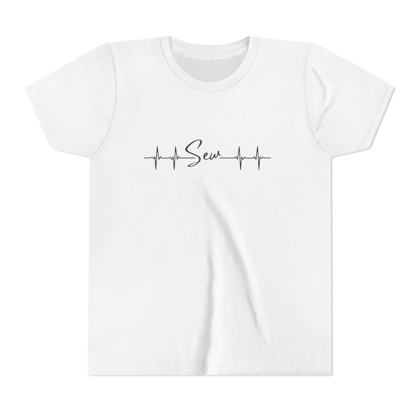 Kids-Sewing Heartbeat Short Sleeve Tee