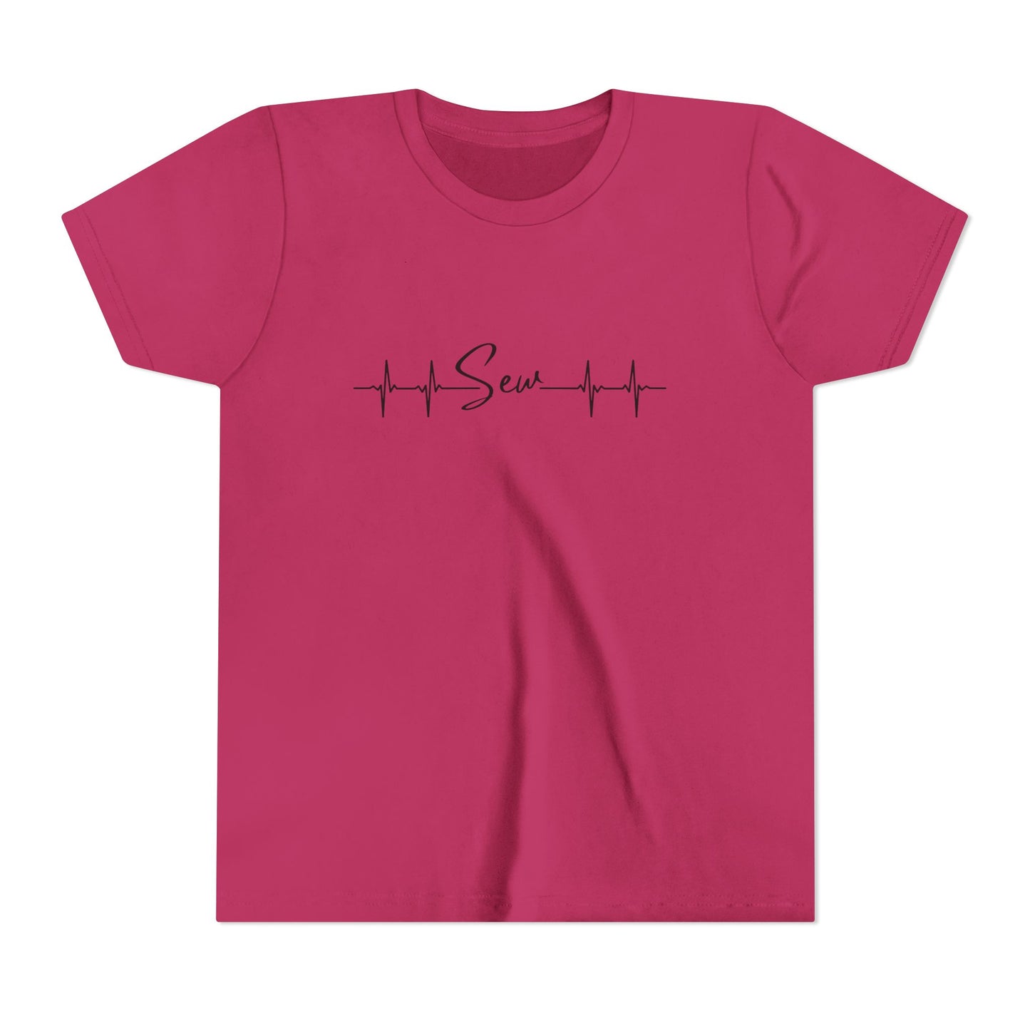 Kids-Sewing Heartbeat Short Sleeve Tee