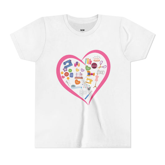 Kids-Heart filled with sewing