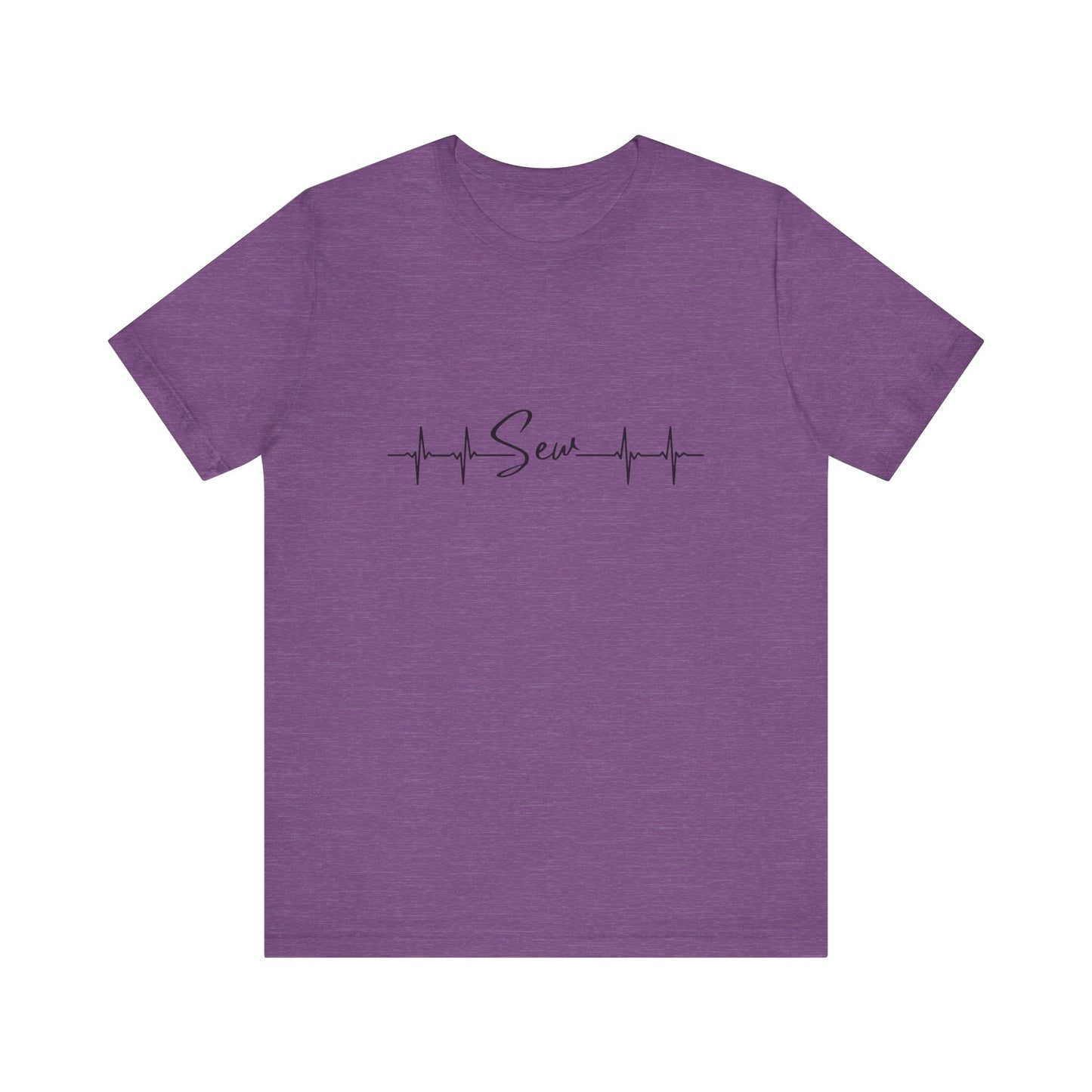 Adult-Heartbeats for Sewing  Unisex Jersey Short Sleeve Tee