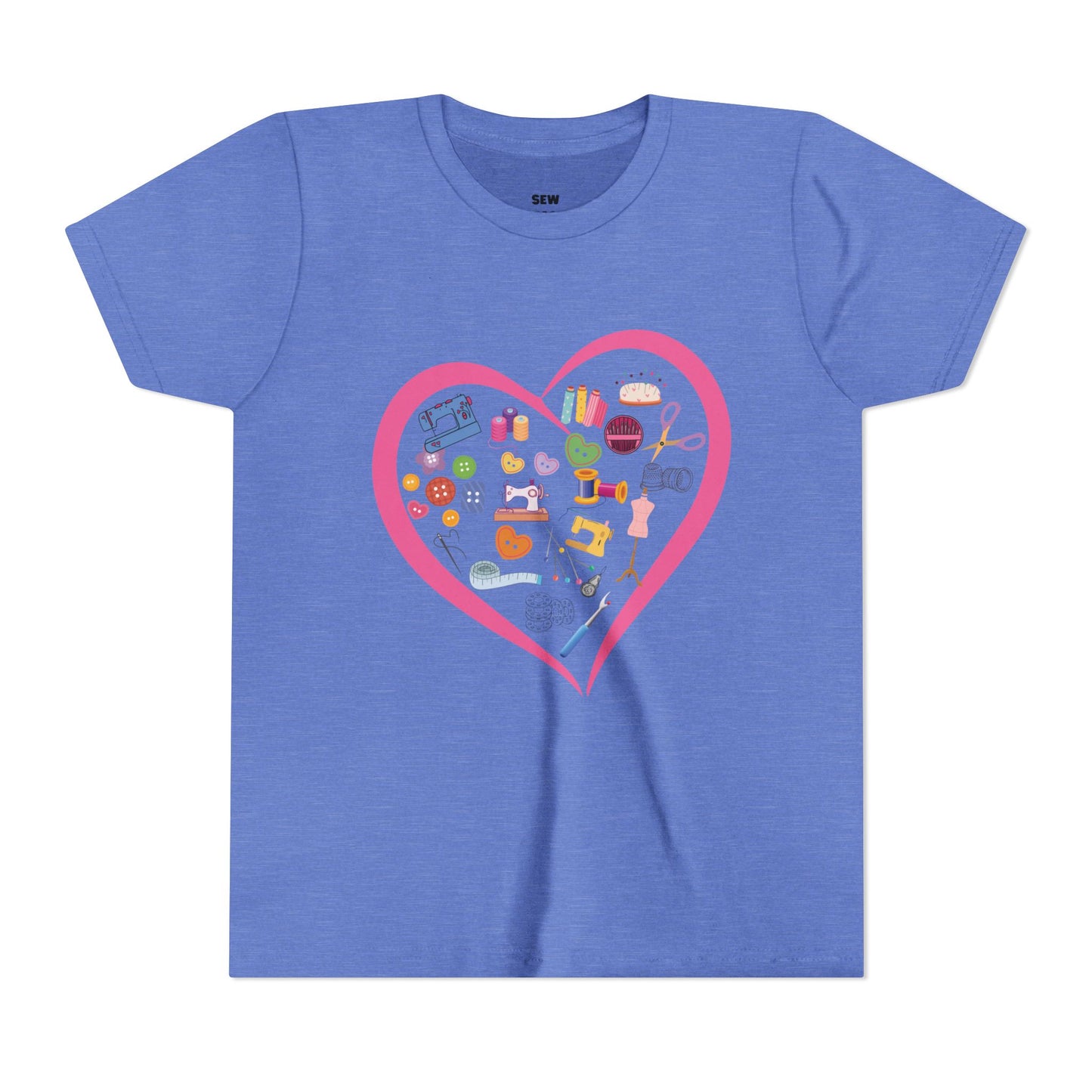 Kids-Heart filled with sewing