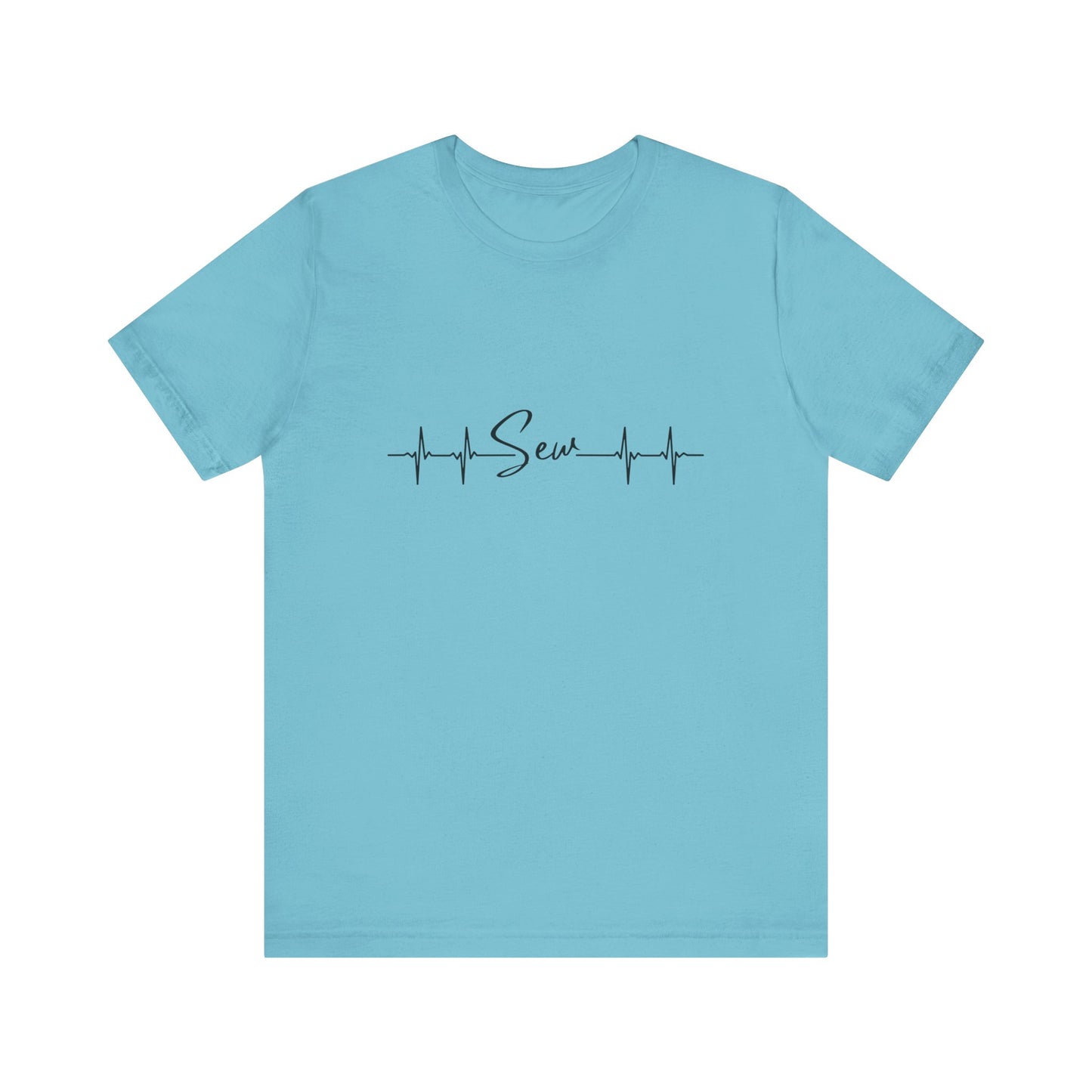 Adult-Heartbeats for Sewing  Unisex Jersey Short Sleeve Tee