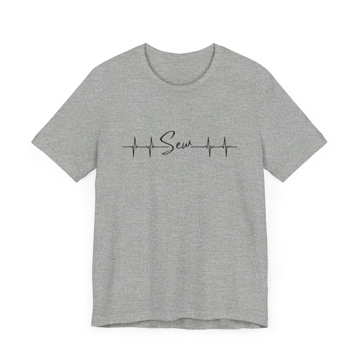 Heartbeats for Sewing - Adult Unisex Jersey Short Sleeve Tee